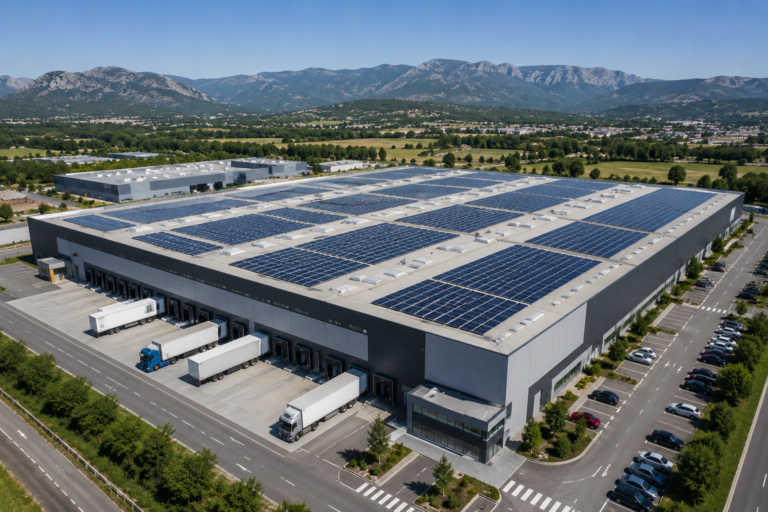 DroneCleanTech Nettoyage Panneaux Photovoltaïques Sur Batiment