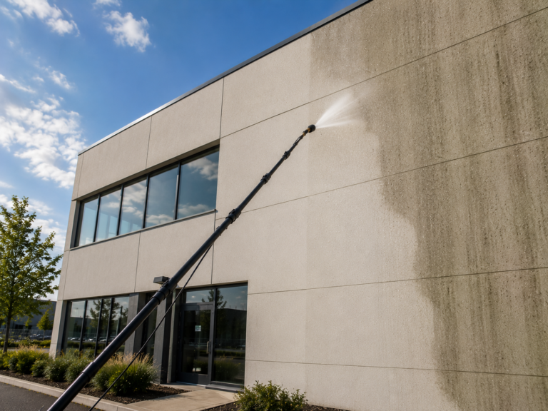 DroneCleanTech Nettoyage Perche Façade